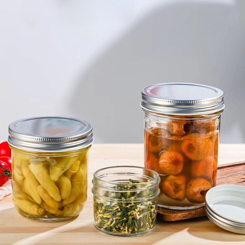 9oz Tapered Mason Jar - wide mouth - Image 3