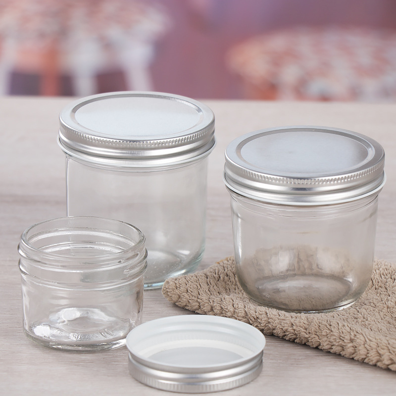 9oz Tapered Mason Jar - wide mouth - Image 4