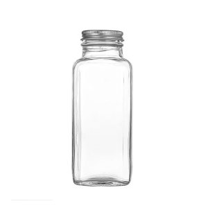 12oz-french-square-glass-juice-bottle-with-cap