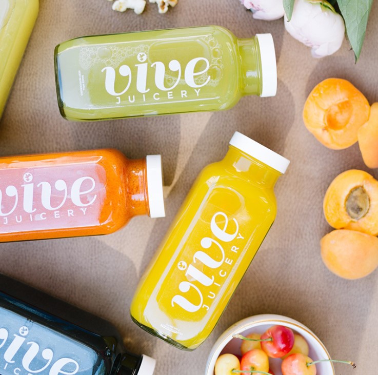 12oz French Square Glass Juice Bottle with Screw Cap - Image 2