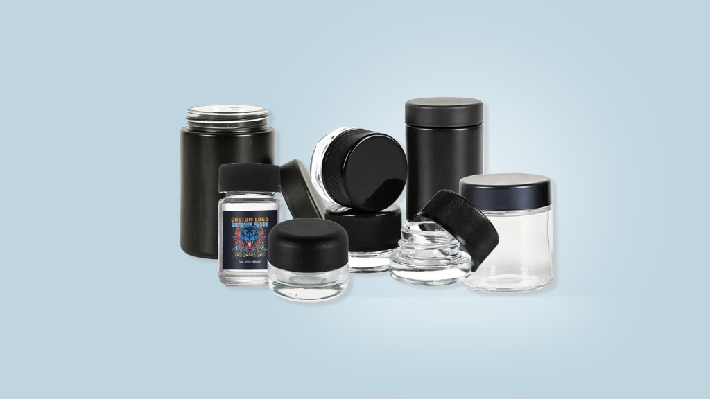 CBD glass dropper bottle with tamper-evident cap