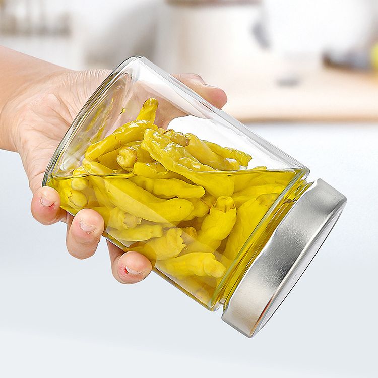 Round Jam Spice Honey Peanut Butter Canning Glass Jar with Deep Metal Lids - Image 4