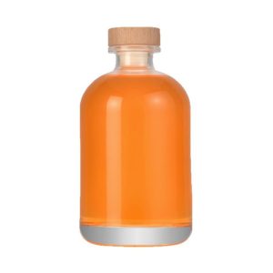 100ml 250ml 375ml 500ml Clear Frosted Glass Bottle for Liquor Juice Coffee