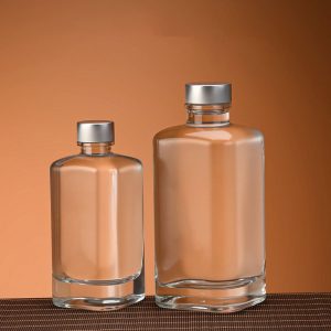 Custom square spirit bottles