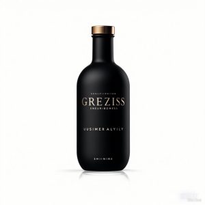 750ml Moonea Glass Vodka Bottle with Screw Cap