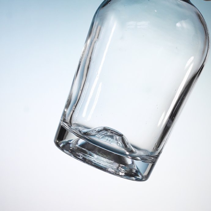 Custom Round Shape 700ml Empty Glass Liquor Bottle - Image 4