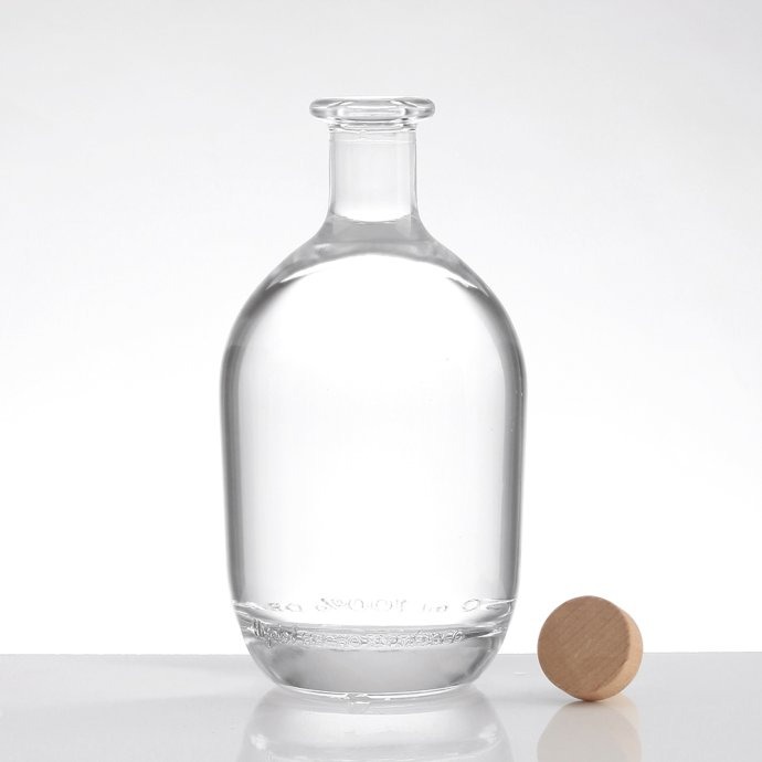 Customised Super Flint 500ml Glass Spirits Bottle - Image 3