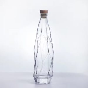 Premium Custom Shaped 500ml Glass Spirit Bottle